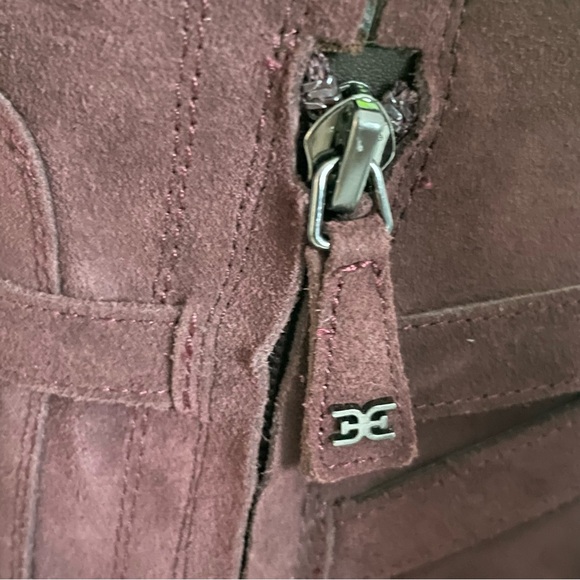 Sam Edelman Women’s Size 6M Simona Boots Bootie Pecan Suede Stacked Heel - Picture 11 of 13